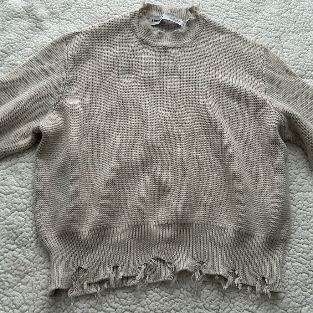 Bershka Ripped Turtleneck - Size S